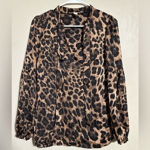Women’s Michael Kors Leopard Print Blouse